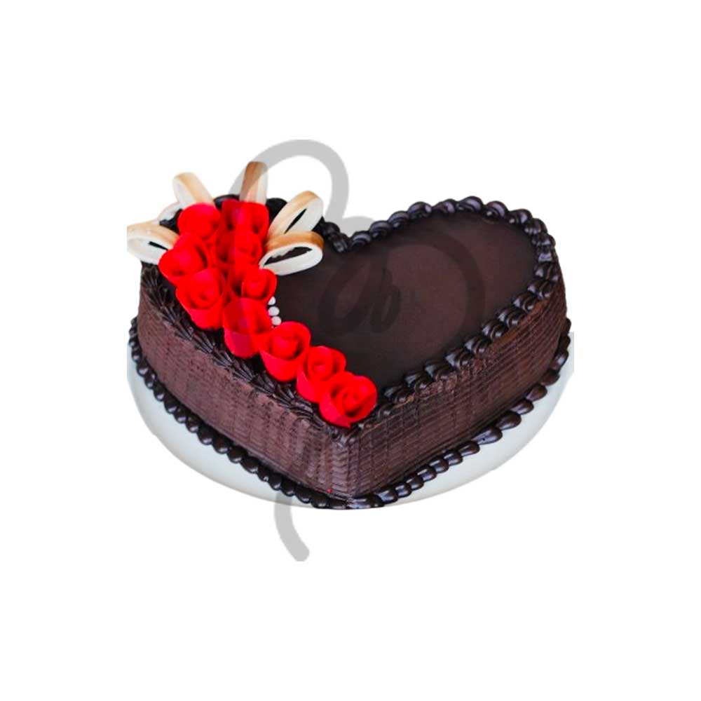 Valentine Intense Rose Cake