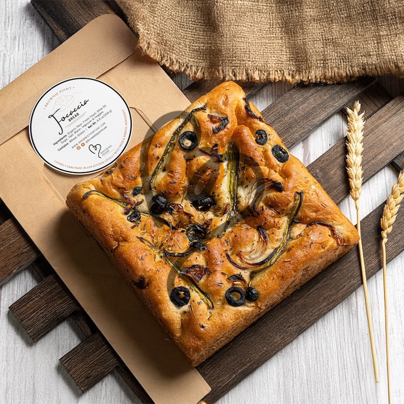 Focaccia Bread 300 gms)