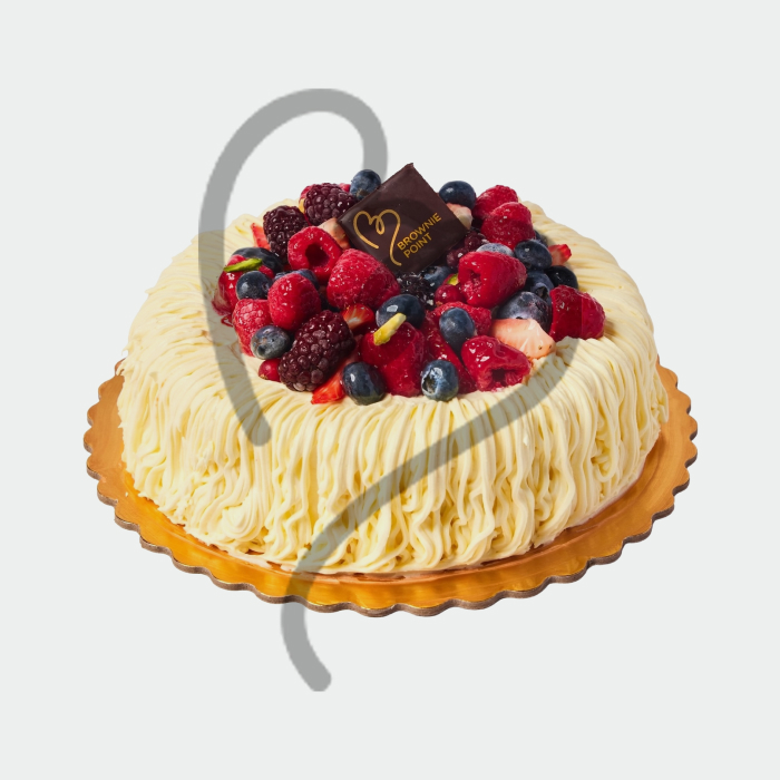 Berry Custard Gateau