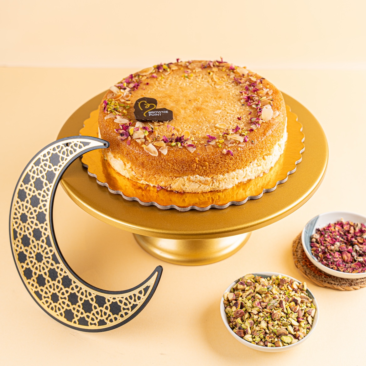 Basbousa Cheesecake