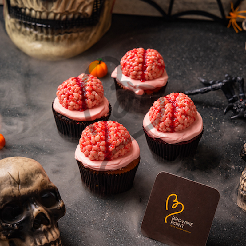 Brainiac  Cupcakes  (Pack of 4)