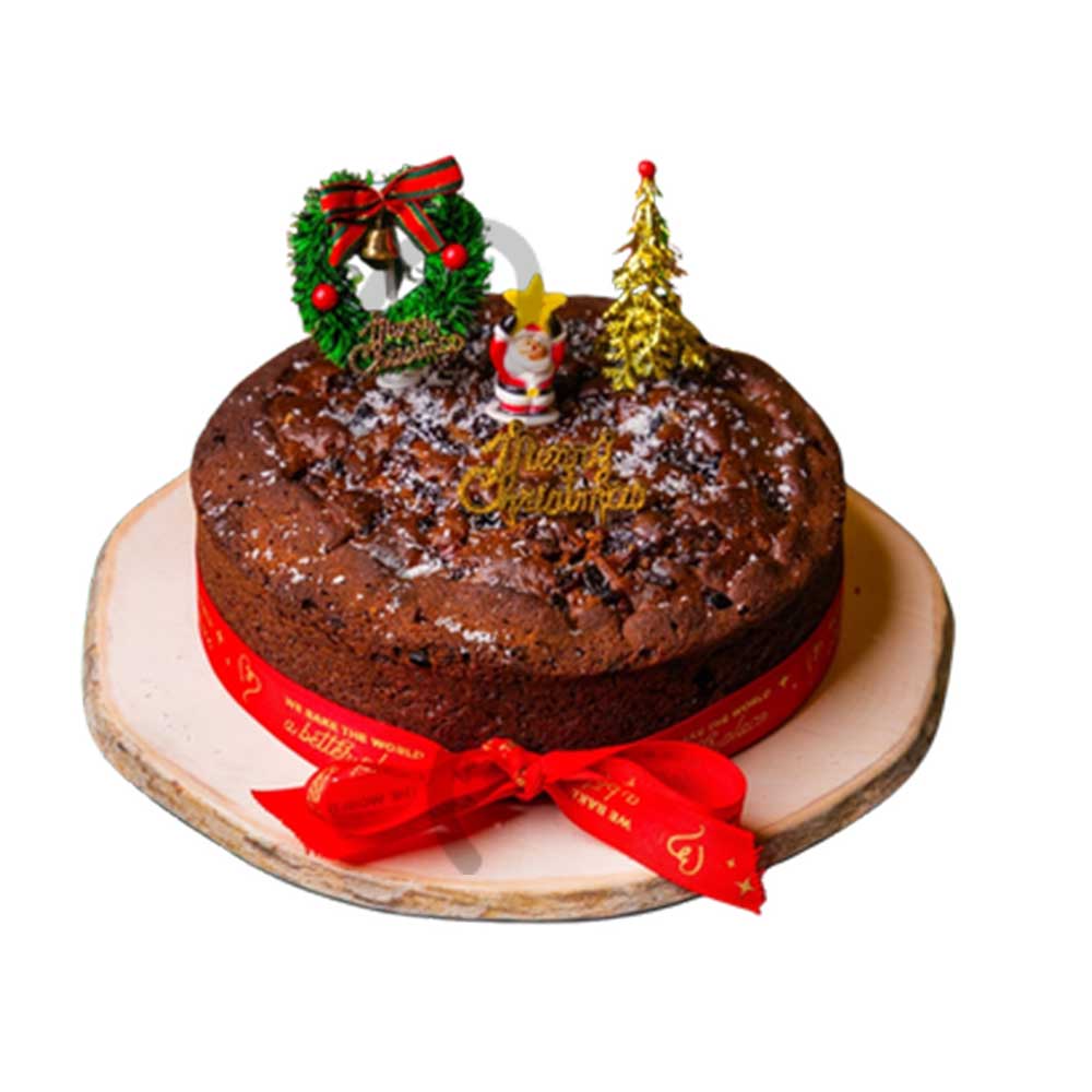 RICH CHRISTMAS PLUM CAKE -VEGAN (100% DAIRY & EGG FREE)