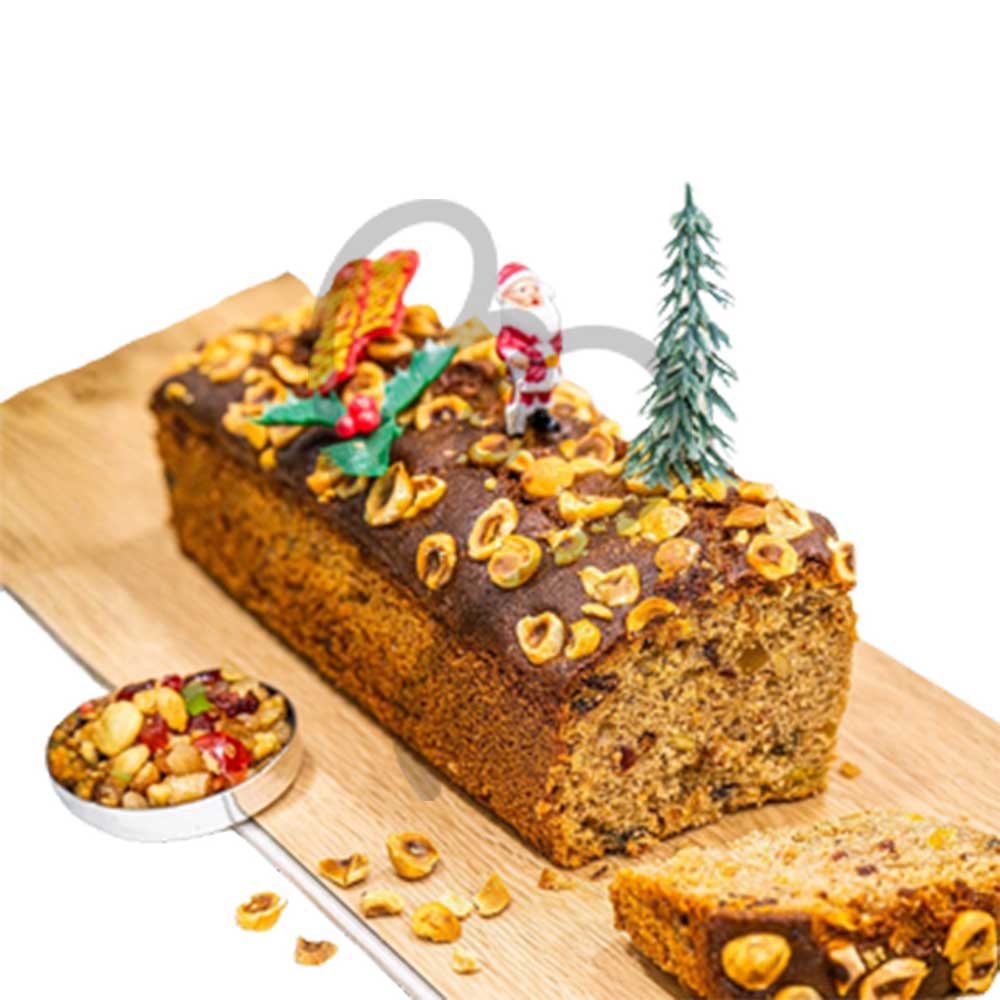 RICH HAZELNUT FRUIT CAKE