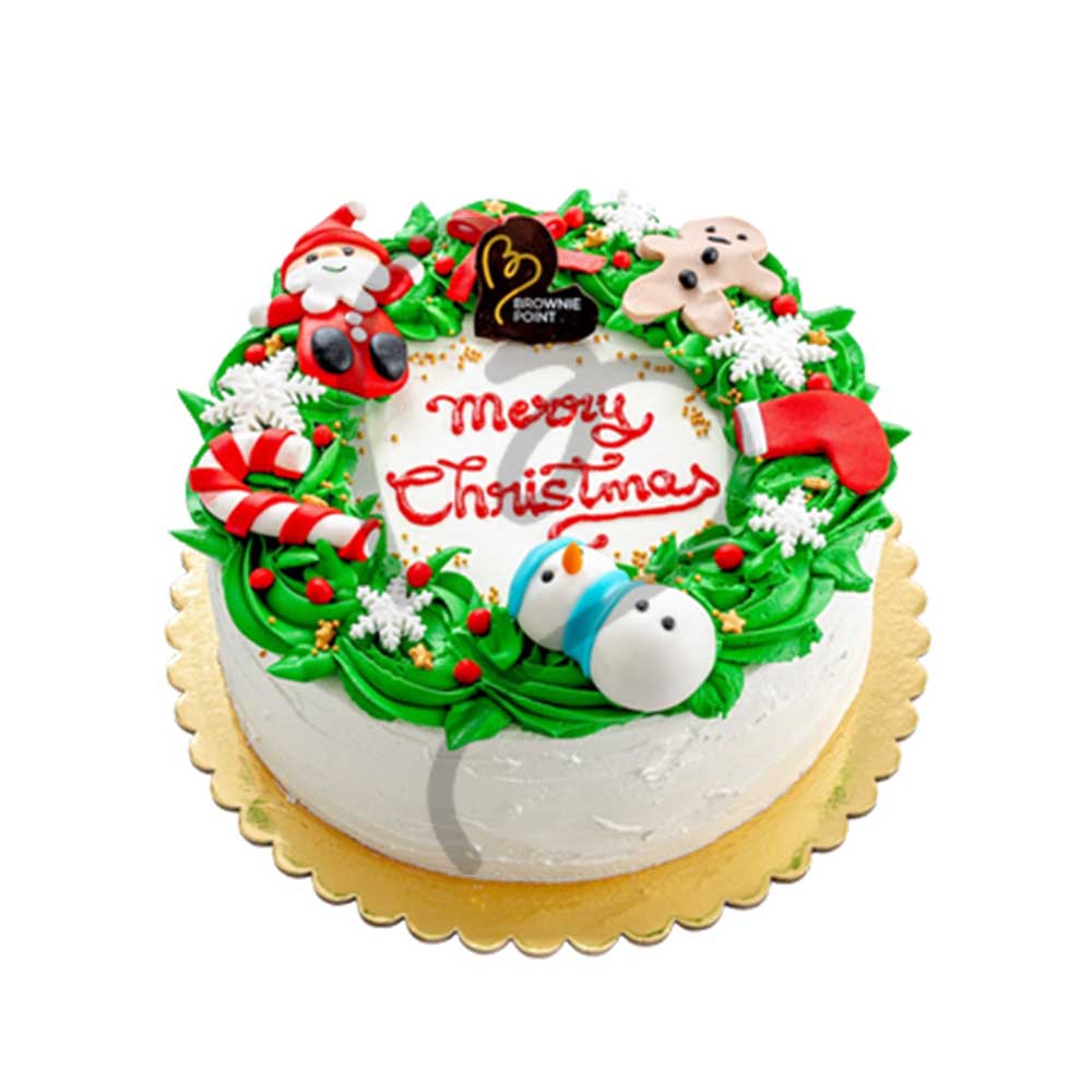 THE XMAS WREATH CAKE