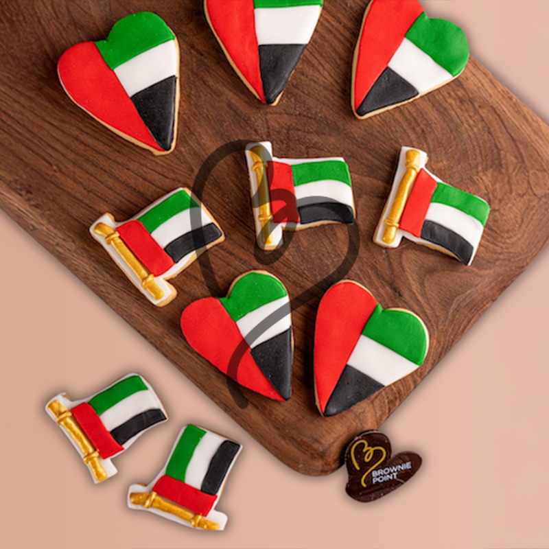 UAE NATIONAL DAY BUTTER COOKIES