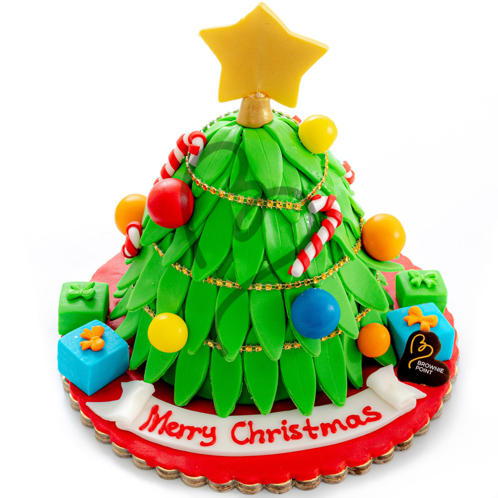 Xmas Tree Cake (1.5 Kg)