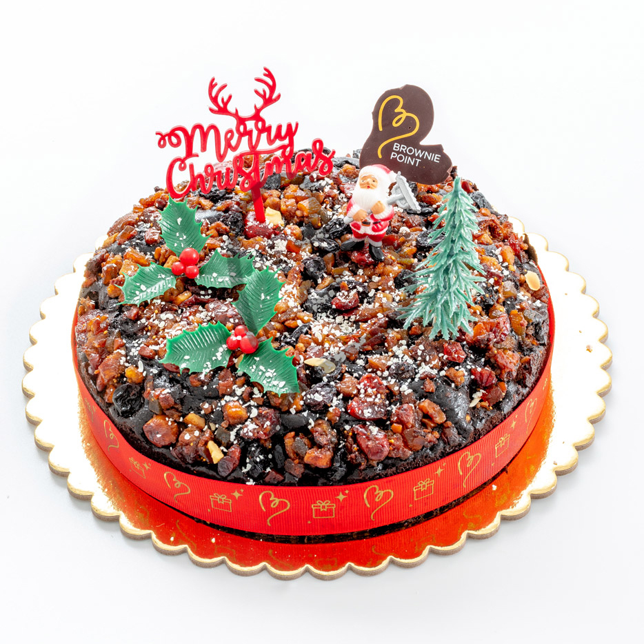 Rich Christmas Plum Cake (Round)