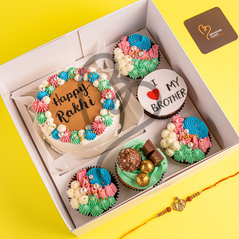 Rakhi Bento Cake & Cupcake Set