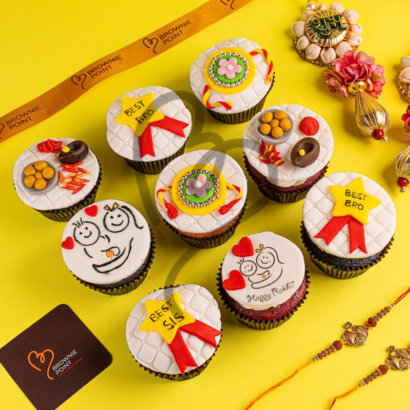 Rakhi Cupcakes (Pack of 9)