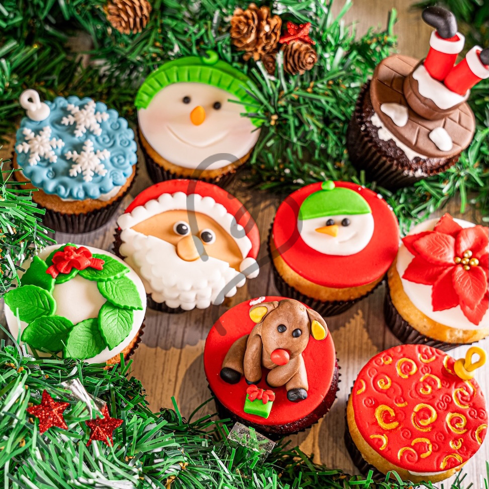 Christmas cupcakes