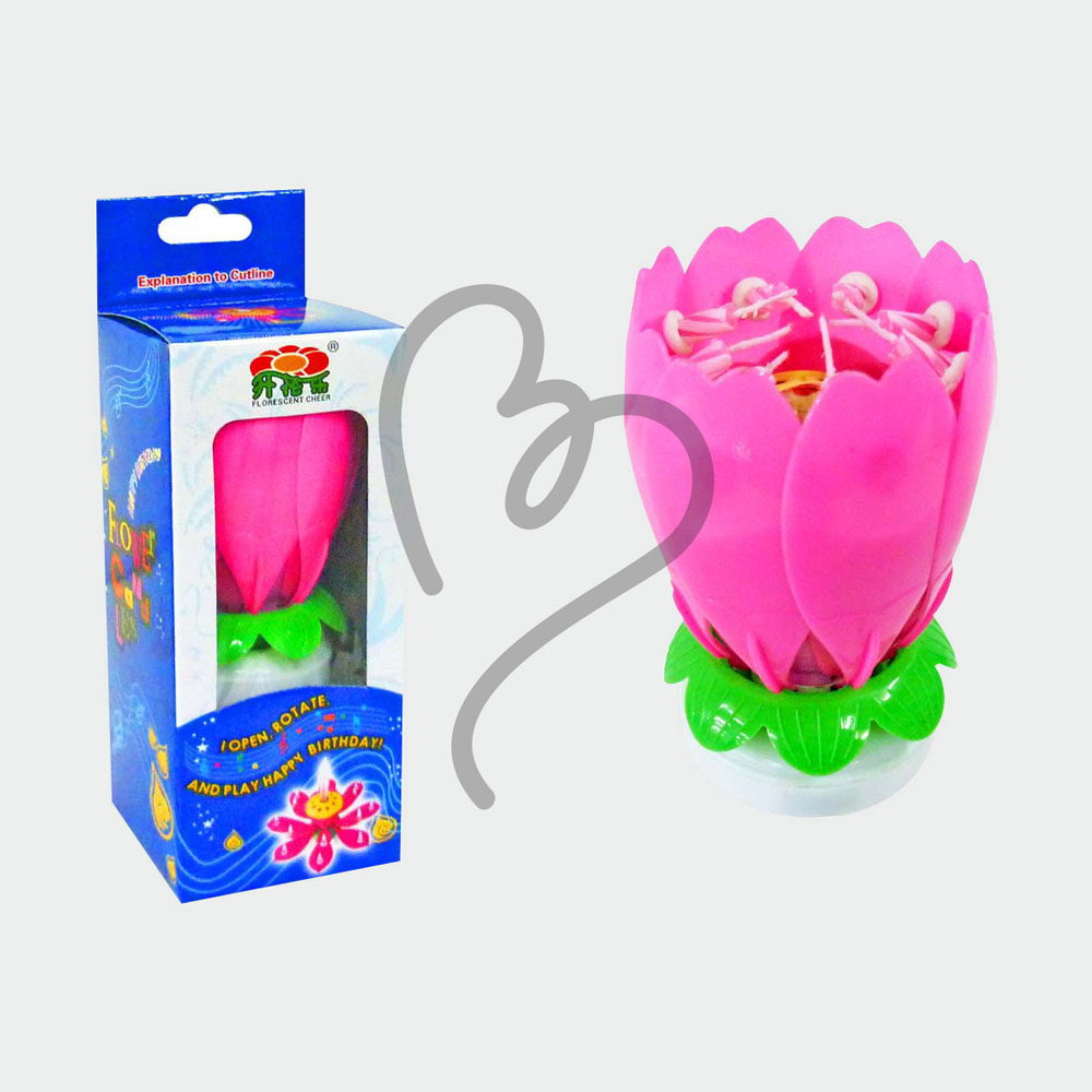 Magical Flower Candle