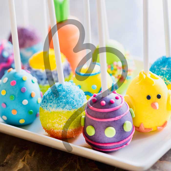 Easter Cake Pops - Set of 5 pcs